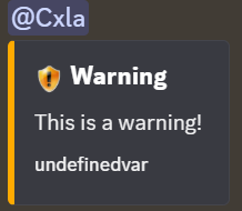 Warning Sent